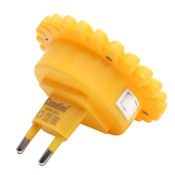 Светильник светодиодный NL-179 &quot;Солнышко&quot; ночник с выкл. 220В Camelion 12535