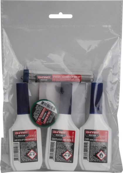 Набор для пайки 90 171 OEM-Ph02-H5 (5 предметов) ОНЛАЙТ 90171