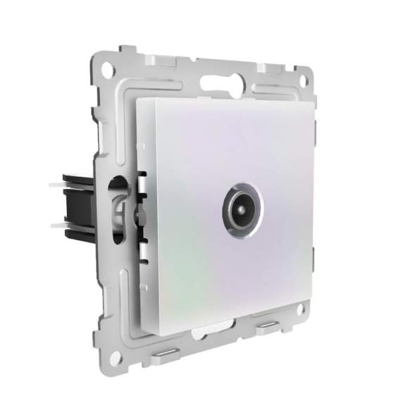 Розетка TV проходная СП Pixel 4DB механизм перламутр. TOKOV ELECTRIC TKE-PX-A1P-C04