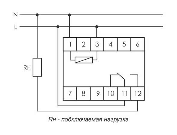 Реле времени PCA-512 8А 230В 1 перекл. IP20 задержка выключ. монтаж на DIN-рейке F&amp;F EA02.001.001