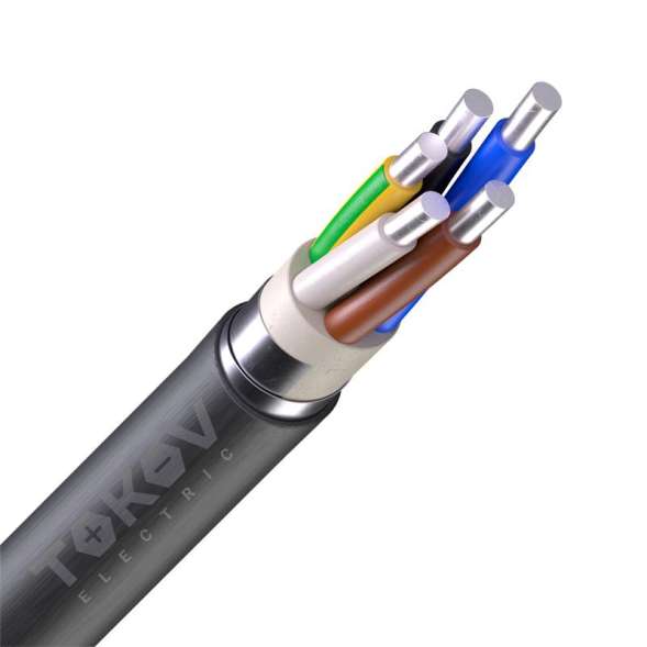 Кабель TOKOV ELECTRIC АВВГнг(А)-LS 5х25 ОК (N PE) 0.66кВ (м) УТ000030800