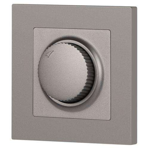 Светорегулятор Accent 6-401-09 поворотный 600Вт 230В IP20 СУ титан Intro Б0063685