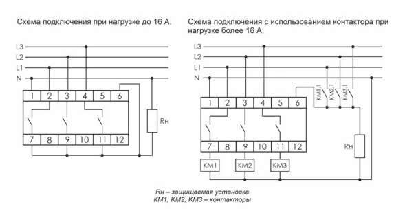 Переключатель фаз PF-431 (с приоритетной фазой; монтаж на DIN-рейке 35мм 3х400/230+N 3х16А IP20) F&amp;F EA04.005.001