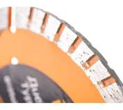 Диск алмазный отрезной Турбо - сегментный 125х22.2мм сухая резка Вихрь 73/10/3/21