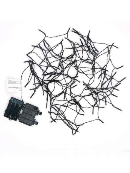 Гирлянда светодиодная &quot;Нить&quot; LD200-GM-BO 200LED мульти 20м уличная 8 режимов элементы питания 3хAA SHLights 4690601045447