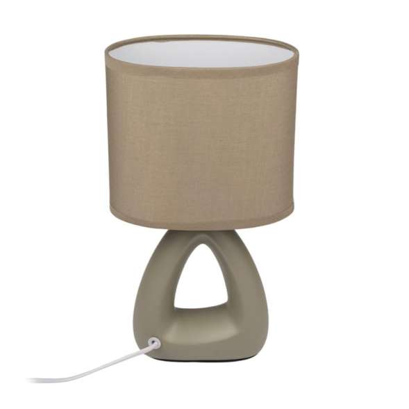 Светильник настольный JH2-01-gn E14 IP20 170х100х300мм керамика; ткань; PVC-пластик зел. JazzWay 5062283