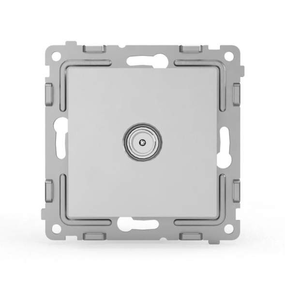 Розетка TV оконечная СП Pixel 1DB механизм алюм. TOKOV ELECTRIC TKE-PX-A1O-C03