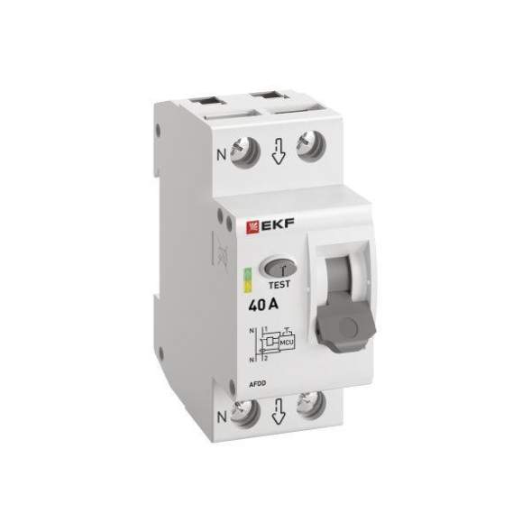 Устройство защиты от дугового пробоя (УЗДП) 1P+N 40А PROxima EKF afdd-2-40-pro