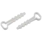 Дюбель-хомут 5-10мм для плоского кабеля NO-224-563 бел. (уп.10шт) Эра Б0066250