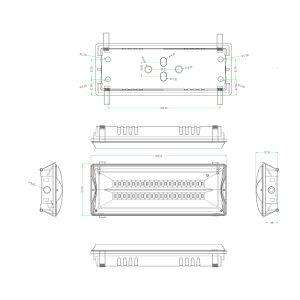 Светильник светодиодный DPA-301-0-65 40LED 3ч IP65 аварийный непостоянный Эра Б0044405