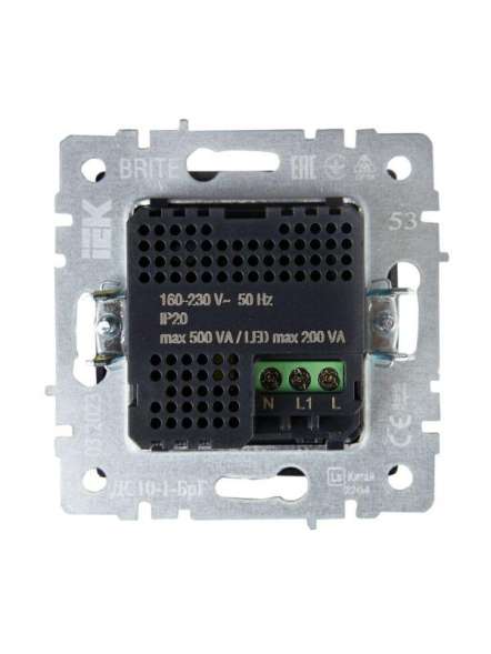 Датчик движения BRITE ДС10-1-БрГ графит IEK BR-MS10-N-150-05-K53