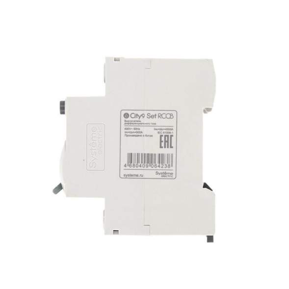 Выключатель дифференциального тока (УЗО) 4п 25А 30мА тип AC City9 Set 400В SE C9R36425
