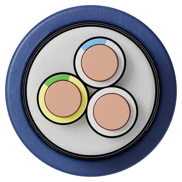 Кабель Русский Свет ВБШвнг(А)-LS 3х6 ОК (N PE) 0.66кВ (м) 10131