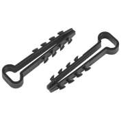 Дюбель-хомут 5-10мм для плоского кабеля NO-224-565 черн. (уп.10шт) Эра Б0066252