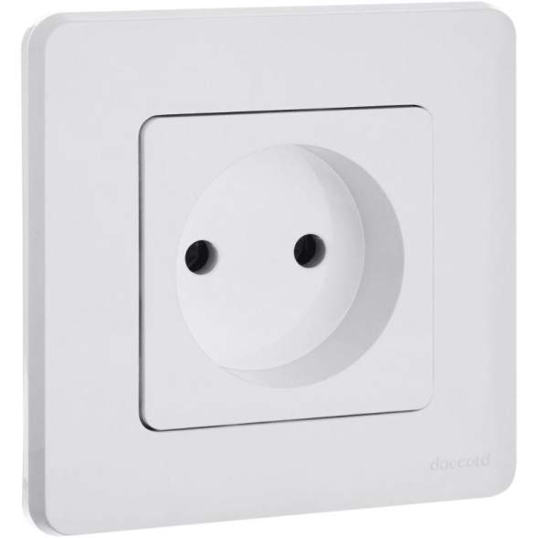 Механизм розетки 1-м СП Inspiria 16А IP20 250В 2P бел. Leg 673710