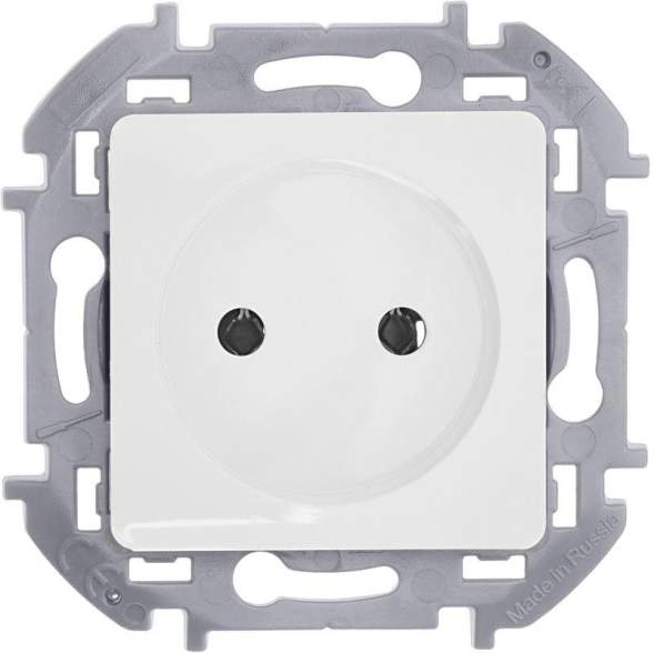 Механизм розетки 1-м СП Inspiria 16А IP20 250В 2P бел. Leg 673710