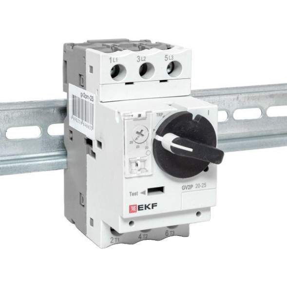 Выключатель автоматический для защиты двигателя GV2P 20-25А EKF gv2pm-25