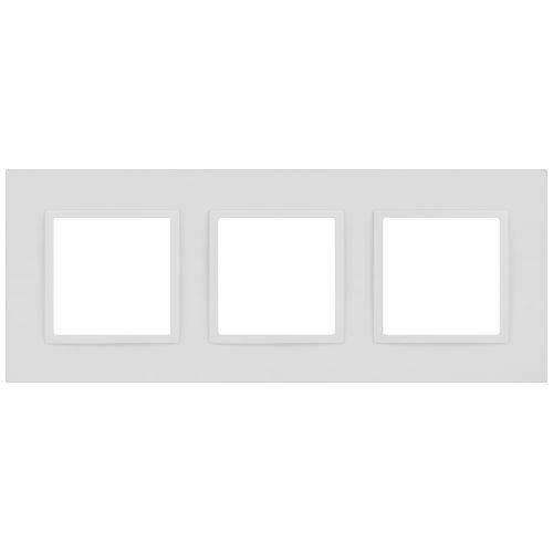 Рамка для розеток и выключателей ЭРА Elegance 14-5013-01М Classic на 3 поста матов. бел. Эра Б0065826