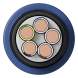 Кабель Русский Свет ВБШвнг(А)-LS 5х6 ОК (N PE) 0.66кВ (м) 10139