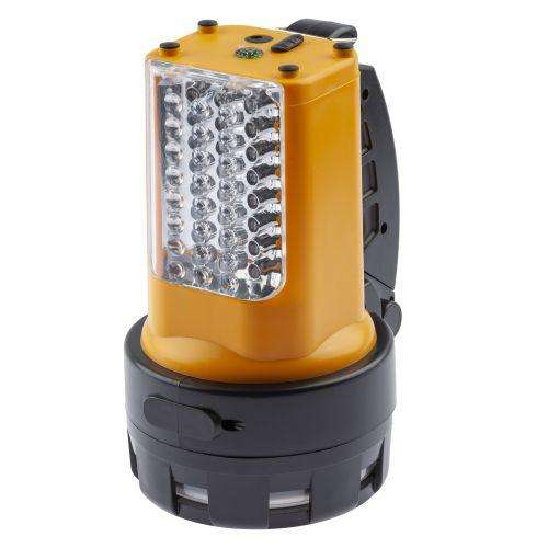 Фонарь-прожектор PA-601 АЛЬФА 19LED+24LED аккум. литий 3А.ч ЗУ 220В+12В (инд. упак.) ЭРА Б0031036