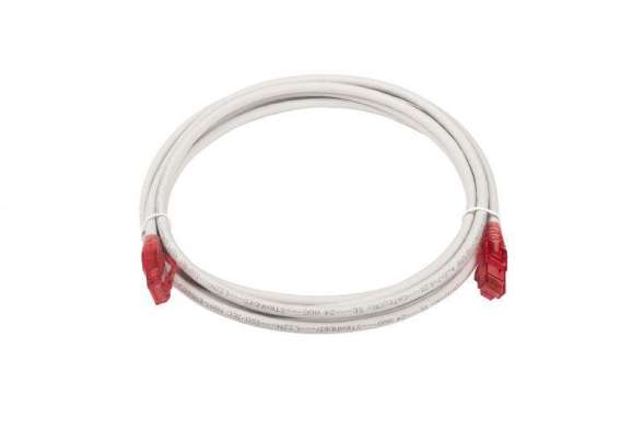 Патч-корд U/UTP кат.5e LSZH 3м PC-LPM-UTP-RJ45-RJ45-C5e-3M-LSZH-GY сер. Hyperline 42273