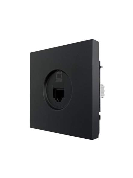 Розетка компьютерная 1-мест. СП ZIMA IP20 черн. бархат LEZARD 704-4288-140