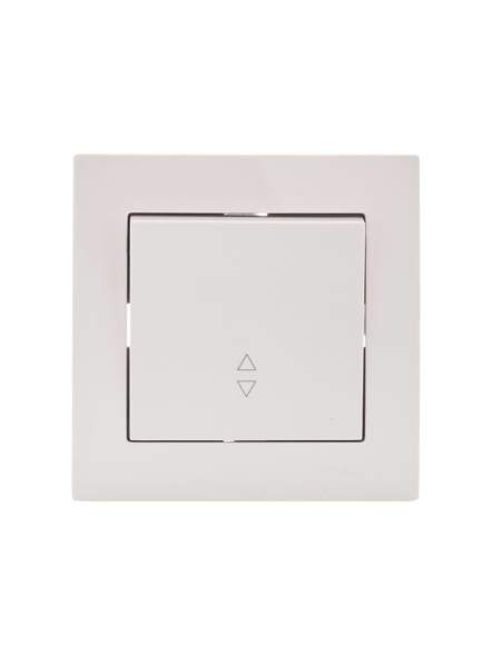 Переключатель проходной 1-кл. СП Vesna механизм крем. LEZARD 742-0388-105