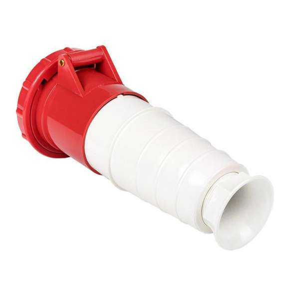 Розетка кабельная 63А 380В 3P+РЕ IP44 (234) EKF ps-234-63-380