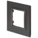 Рамка для розеток и выключателей ЭРА Elegance 14-5101-16 на 1 пост стекло титан Эра Б0065833