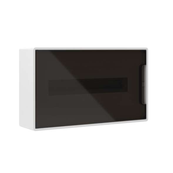 Щиток настенный 18мод. IP41 с тонированной дверцей с 2 шинами PEN на 8+10 отверст. бел. DKC F18W1WD