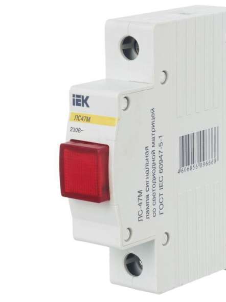 Лампа сигнальная ЛС-47М красн. IEK MLS20-230-K04