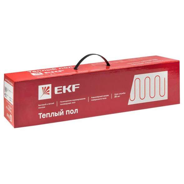 Комплект &quot;Теплый пол&quot; (мат) двухжил. &quot;Уют&quot; 1кв.м 150Вт Proxima EKF nm2-150-1