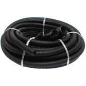 Труба гофрированная ПНД d 32 черная с зондом