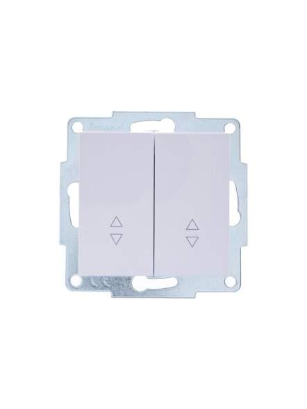 Переключатель проходной 2-кл. СП Vesna механизм бел. LEZARD 742-0288-106