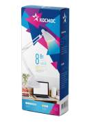 Светильник настольный Desk037 8Вт 5В 2А RA&gt;80 3 реж. цветности диммируемая бел. КОСМОС KOC_DESK037