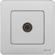 Механизм розетки TV "звезда" Inspiria 2дБ 0-2400мГц алюм. Leg 673852