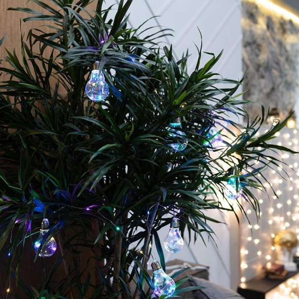 Гирлянда светодиодная "Ретро-лампы" 3м мультиколор Neon-Night 303-079