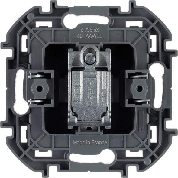 Механизм розетки TV "звезда" Inspiria 2дБ 0-2400мГц антрацит Leg 673853