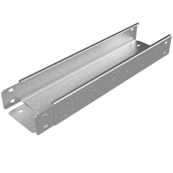 Лоток листовой неперфорированный 50х50 L3000 сталь 0.7мм &quot;БЫСТРЫЙ МОНТАЖ&quot; LN50-50-0.7-3000 КМ LO0234