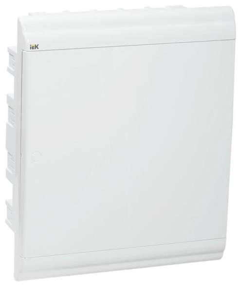 Бокс ЩРВ-П-24 мод. встраив. пластик IP41 PRIME бел. дверь IEK MKP82-V-24-WD-41-10