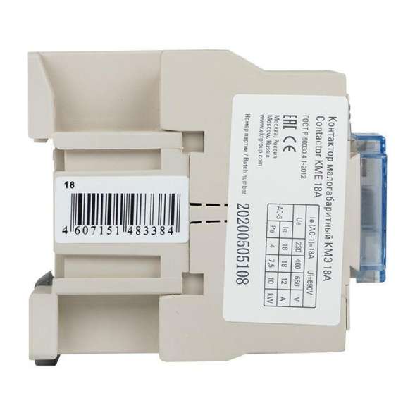 Контактор КМЭ 18А 220В 1NC EKF ctr-s-18-220-nc