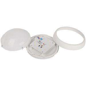 Светильник светодиодный SPB-1-12 (W) ЖКХ 180х80 12Вт 960лм 4000К IP54 круг бел. (инд.упак.) ЭРА Б0036397