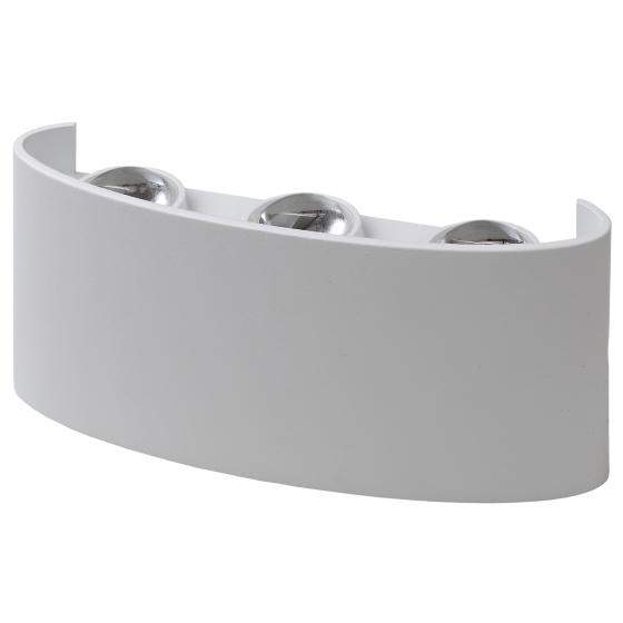 Светильник WL12 WH декор. подсветка светодиод. 6х1Вт IP54 бел. ЭРА Б0034610