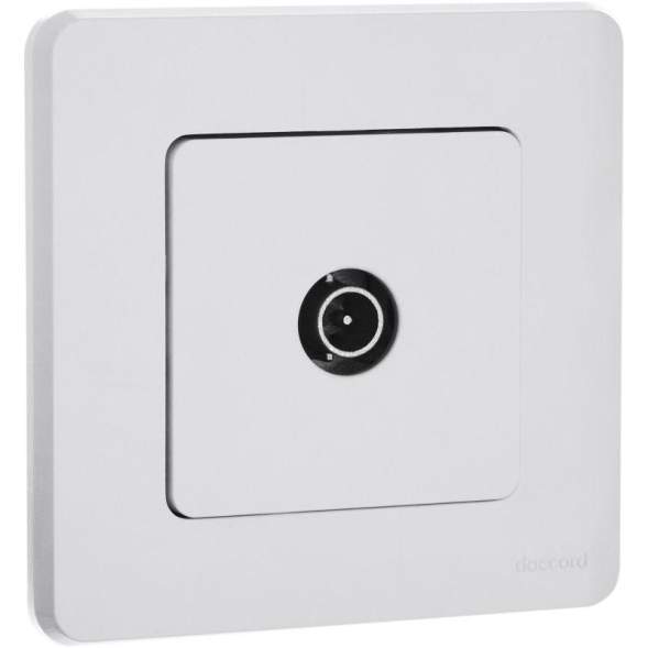 Механизм розетки проходной TV Inspiria 14дБ 5-862мГц бел. Leg 673860