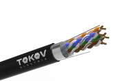 Кабель витая пара F/UTP 4х2х24AWG (0.48мм) кат.5E PE Fluke tested (м) TOKOV ELECTRIC TKE-C05-F/UTP-42-5E-305-OD