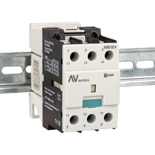 Контактор КМЭ 32А 230В АС AVERES EKF ctr-s-32-00-230-av