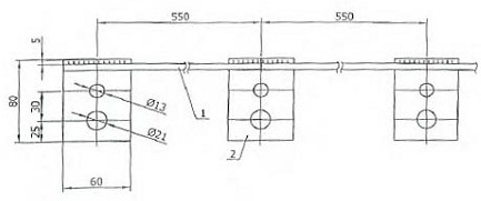 Заземляющий проводник ЗП-21 (2 м.)