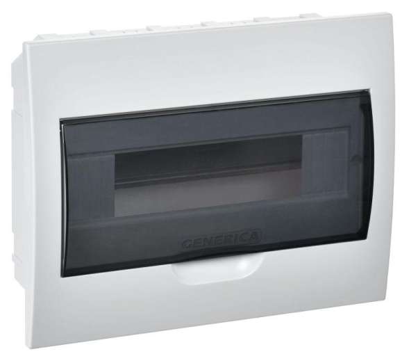 Бокс ЩРВ-П-12 мод. встраив. пластик IP41 GENERICA IEK MKP12-V-12-41-G
