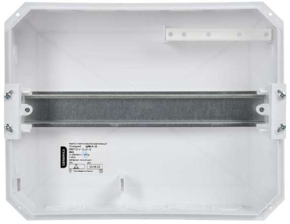 Бокс ЩРВ-П-12 мод. встраив. пластик IP41 GENERICA IEK MKP12-V-12-41-G