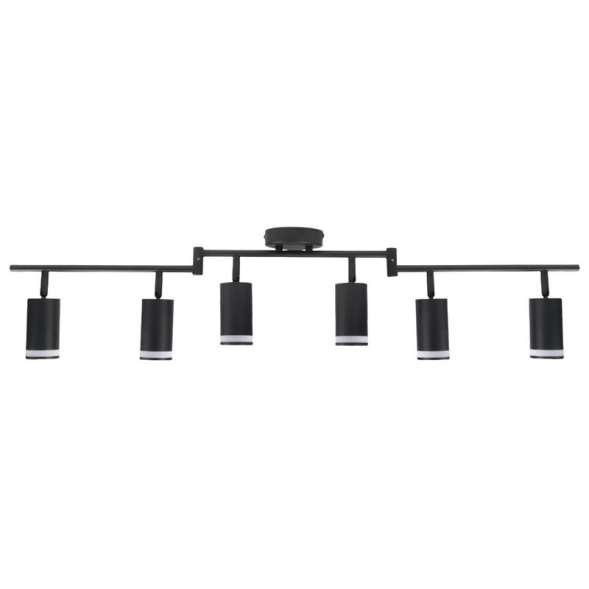 Светильник PCL-0306 6xGU10 IP20 230В BL настен./потолочн. декор. под лампу JazzWay 5066601